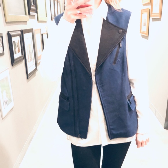 Rebecca Taylor %100 lamb leather vest jacket - Picture 3 of 6